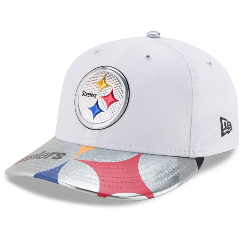 Pittsburgh Steelers White 2017 NFL Draft Official On Stage Low Profile 59FIFTY Fitted Hat