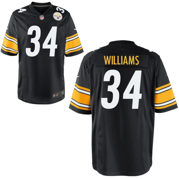 Pittsburgh Steelers #34 DeAngelo Williams Black Game Jersey