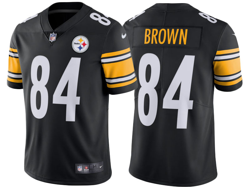 2017 Pittsburgh Steelers #84 Antonio Brown Black Vapor Untouchable Limited Jersey