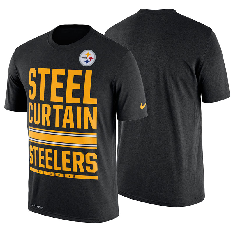 Pittsburgh Steelers Black Legend Local Fans Performance T-Shirt