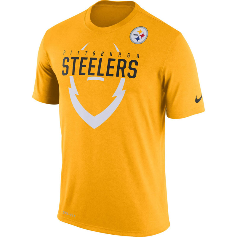 Pittsburgh Steelers Gold Legend Icon Dri-FIT T-Shirt