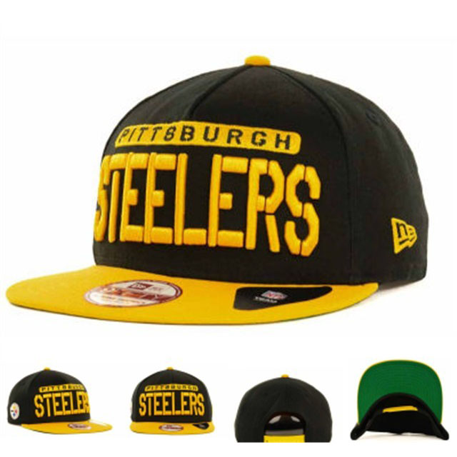 Pittsburgh Steelers New Era Black On Field Adjustable Hat