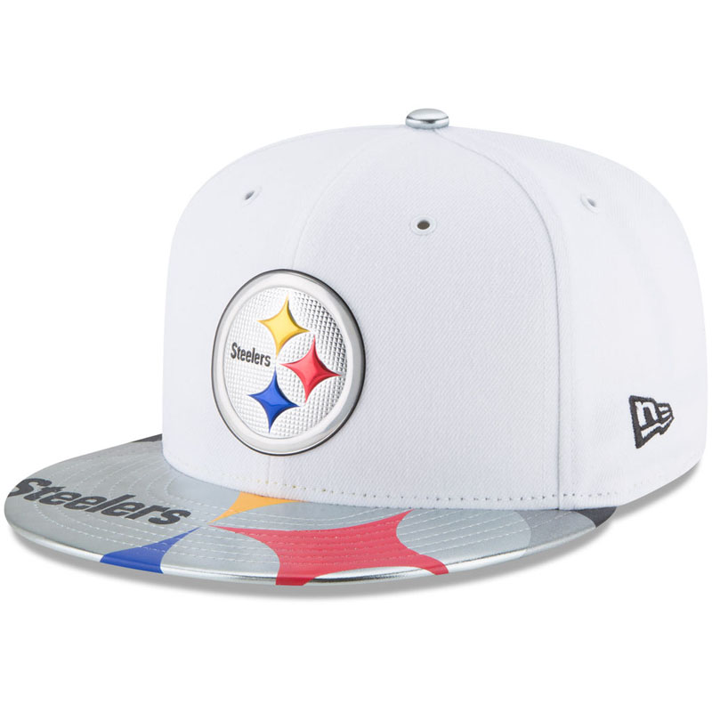 Pittsburgh Steelers White 2017 NFL Draft Official On Stage 59FIFTY Fitted Hat