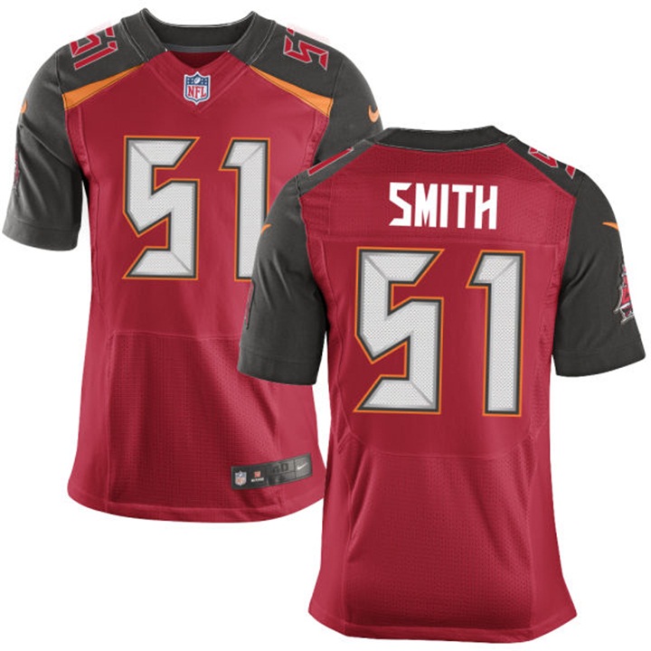 Tampa Bay Buccaneers #51 Daryl Smith Red Elite Jersey