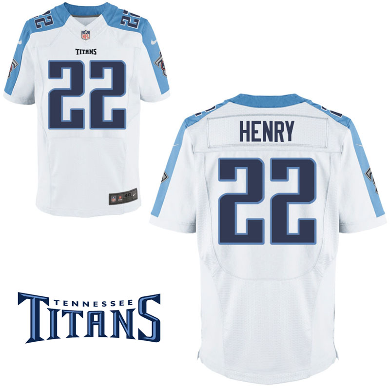 Tennessee Titans #22 Derrick Henry White Elite Jersey