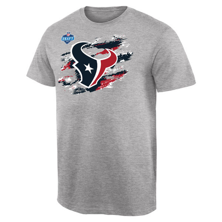 Texans Pro Line Heather Gray 2016 Draft Special T-Shirt