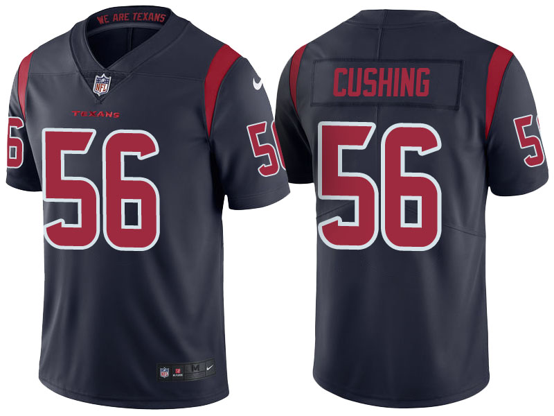 Houston Texans #56 Brian Cushing Navy Color Rush Limited Jersey