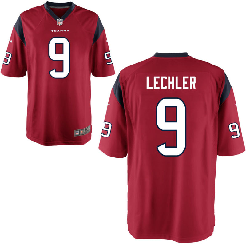 Houston Texans #9 Shane Lechler Red Alternate Game Jersey