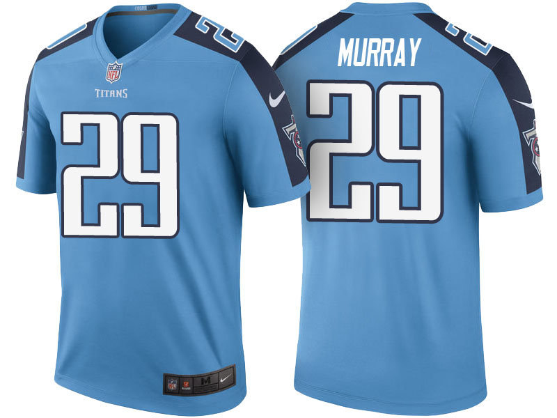 Tennessee Titans #29 DeMarco Murray Light Blue Color Rush Legend Jersey