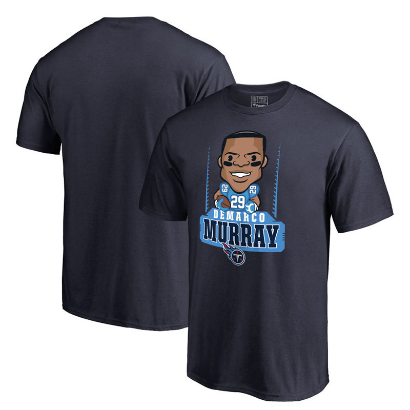 Tennessee Titans DeMarco Murray Navy Pro Line Emoji Player T-Shirt