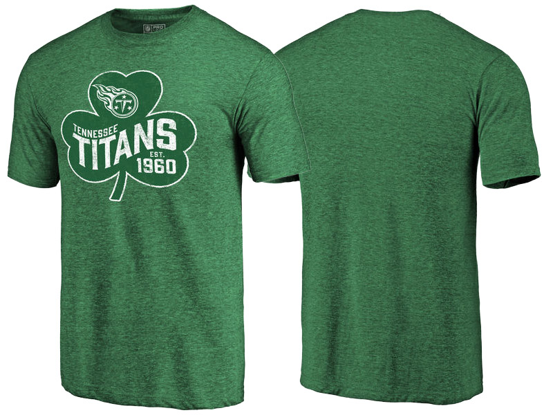 Tennessee Titans Kelly Green Paddy's Pride St. Patrick's Day T-Shirt