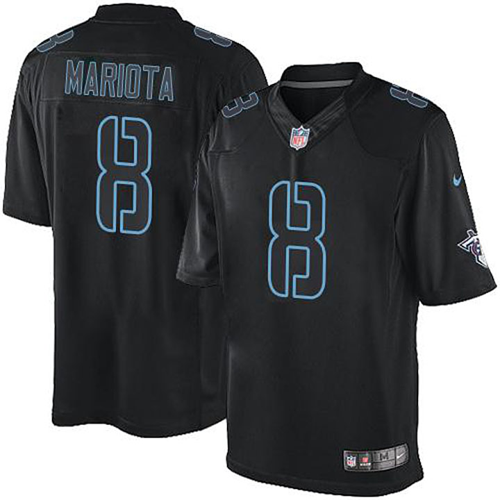 Tennessee Titans #8 Marcus Mariota Impact Limited Black Jersey