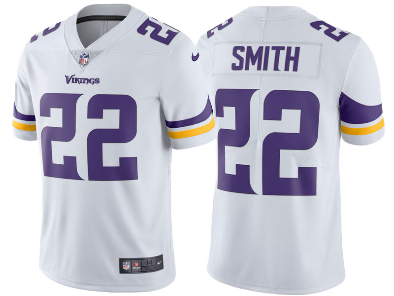 2017 Minnesota Vikings #22 Harrison Smith White Vapor Untouchable Limited Jersey