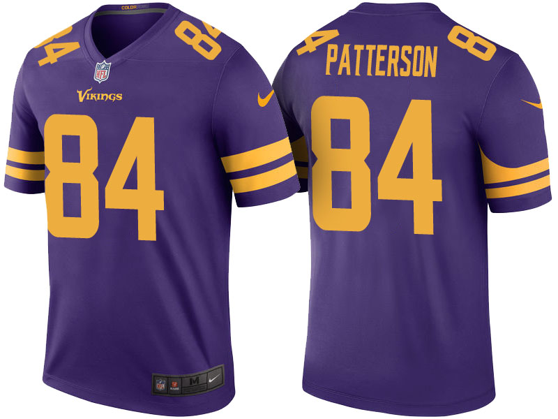 Minnesota Vikings #84 Cordarrelle Patterson Purple Color Rush Legend Jersey