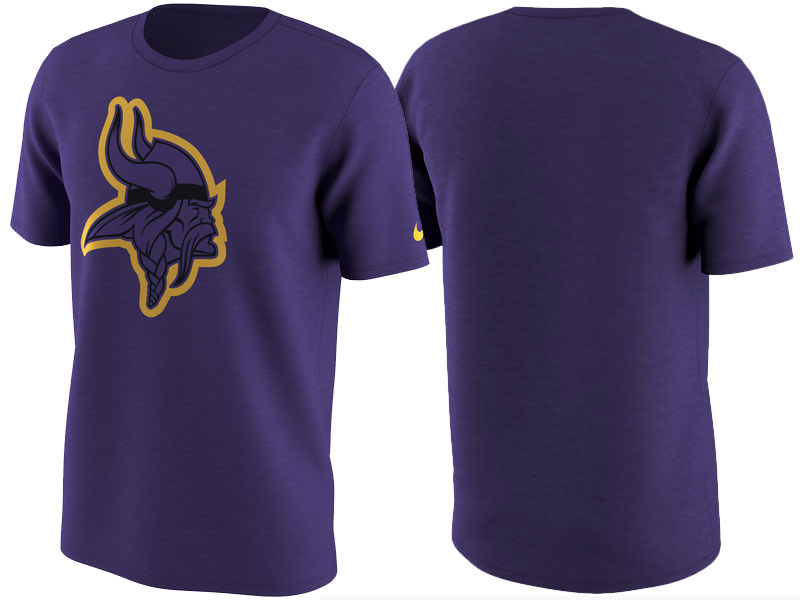 Minnesota Vikings Purple Color Rush Travel T-Shirt