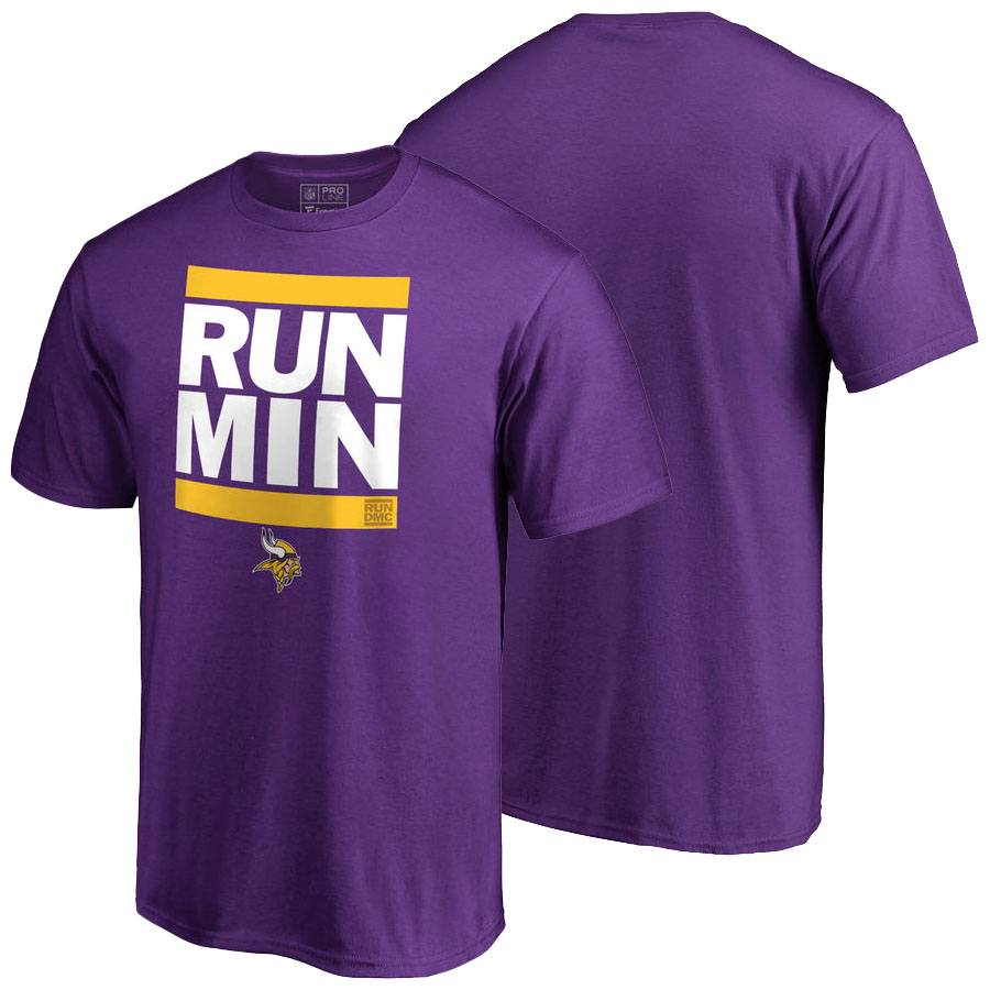 Minnesota Vikings Purple Pro Line RUN-CTY T-Shirt