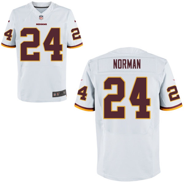 Washington Redskins #24 Josh Norman White Elite Jersey