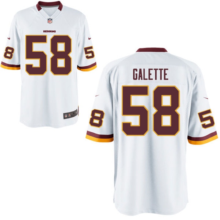 Washington Redskins #58 Junior Galette White Game Jersey