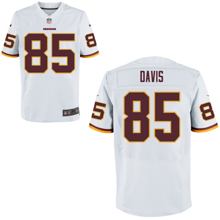 Washington Redskins #85 Vernon Davis White Elite Jersey