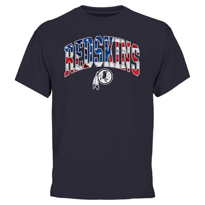 Washington Redskins Pro Line Navy Banner Wave T-shirt