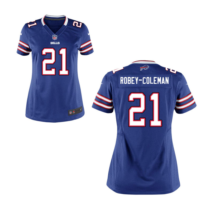 Women's Buffalo Bills #21 Nickell Robey-Coleman Royal Game Jersey