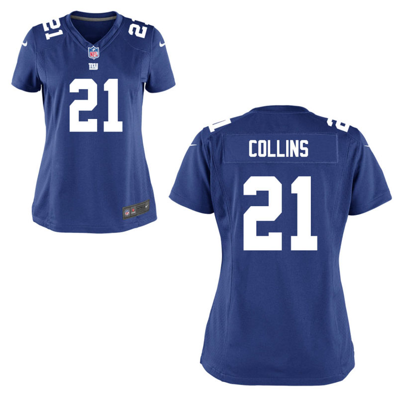 Women's New York Giants #21 Landon Collins Royal Game Jersey