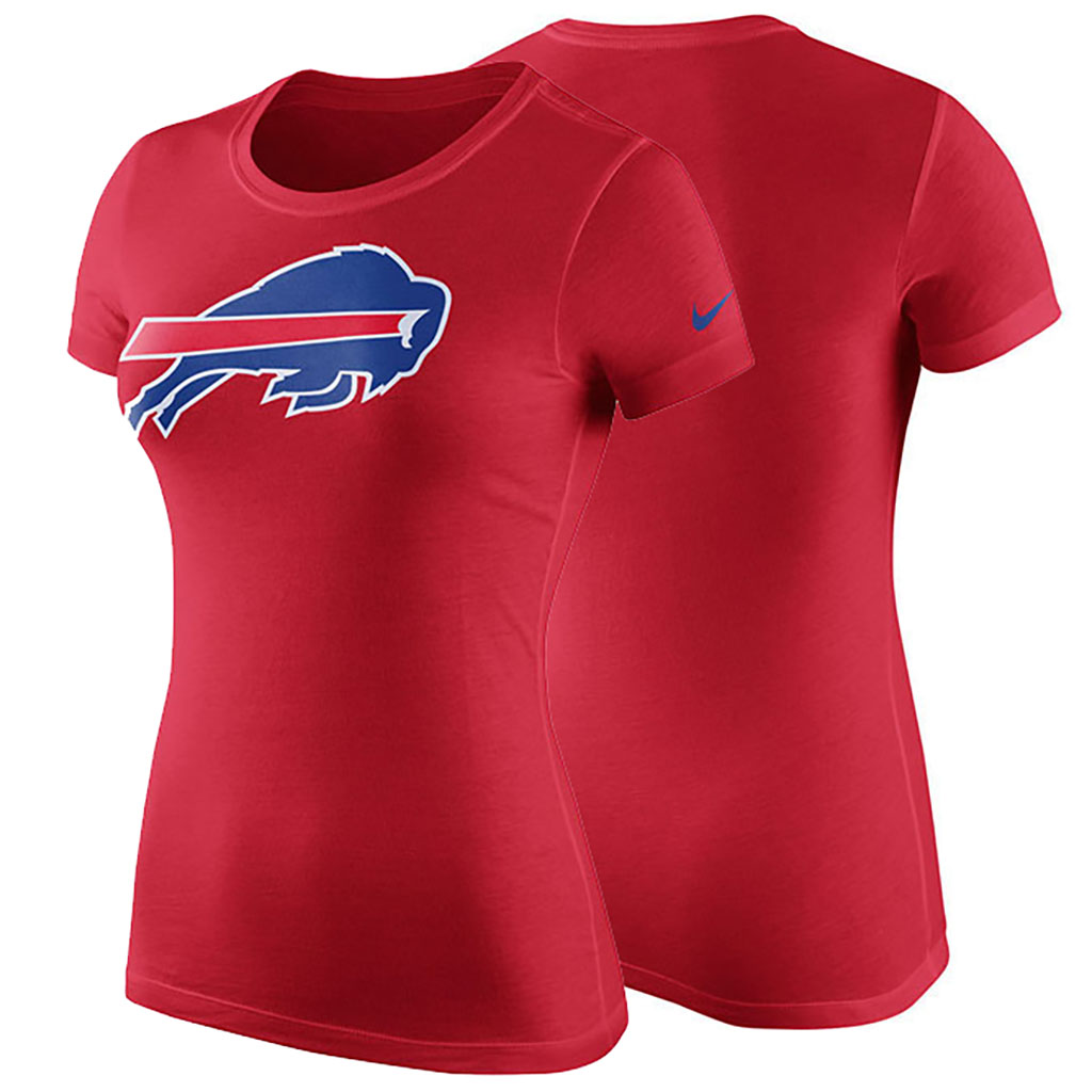 Women Buffalo Bills Red Color Rush Training T-shirt