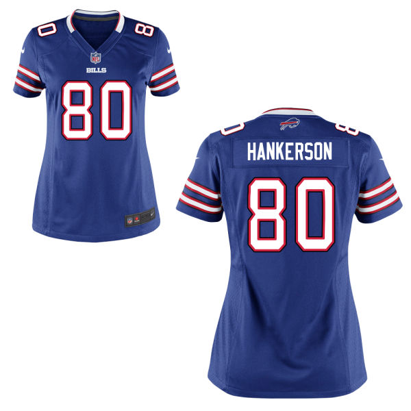 Women's Buffalo Bills #80 Leonard Hankerson Royal Blue Game Jersey