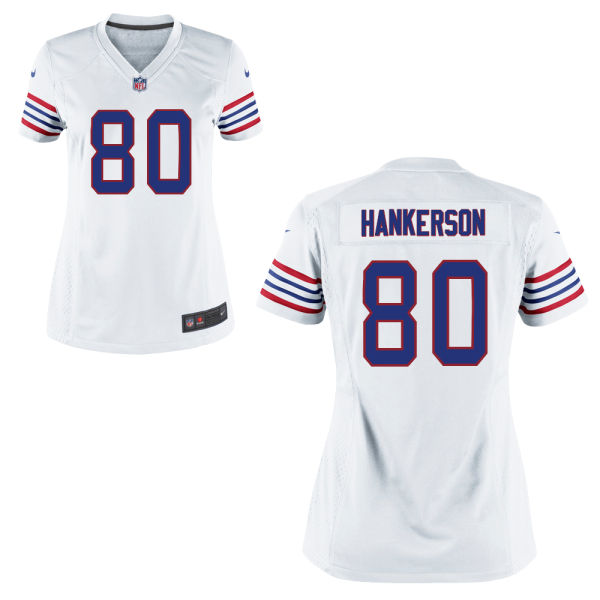 Women's Buffalo Bills #80 Leonard Hankerson White Alternate Game Jersey