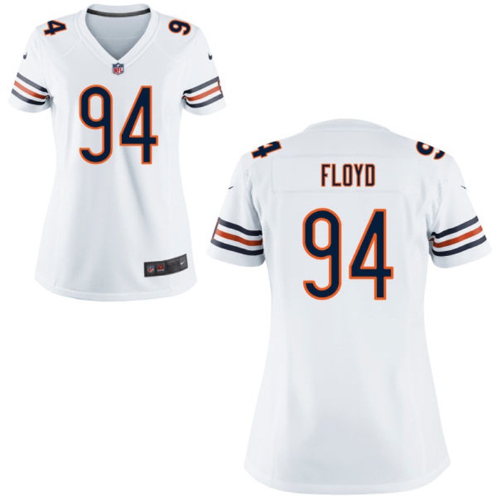 Womens Chicago Bears #94 Leonard Floyd White Game Jersey