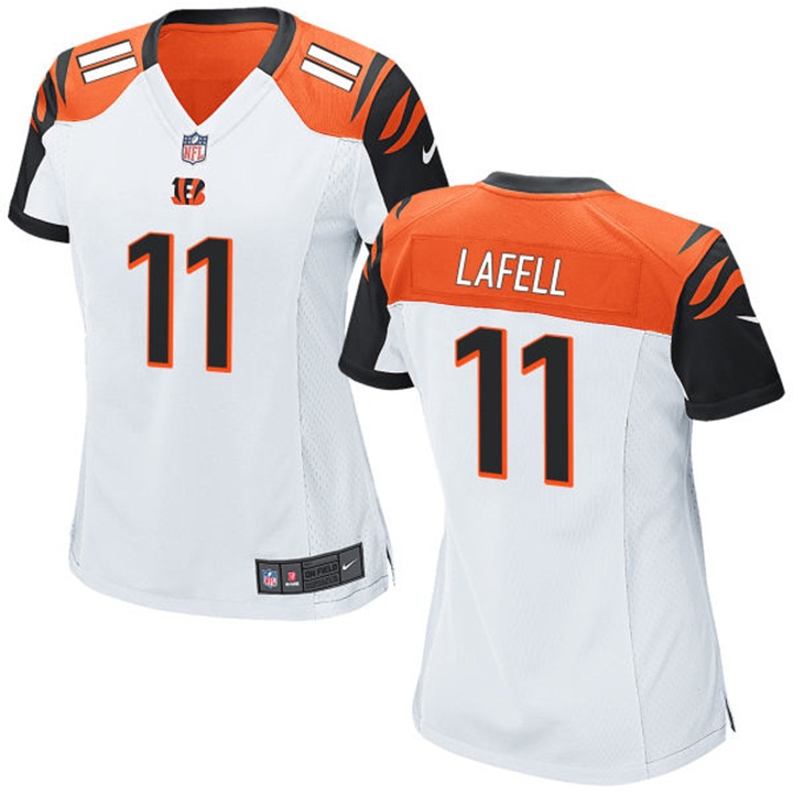 Womens Cincinnati Bengals #11 Brandon Lafell White Game Jersey