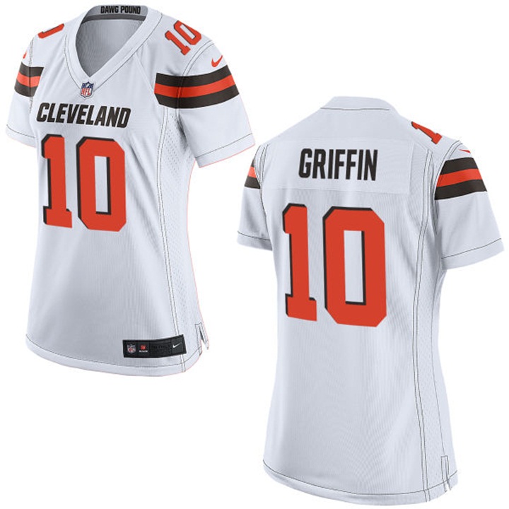 Women's Cleveland Browns #10 Robert Griffin III White Game Jersey