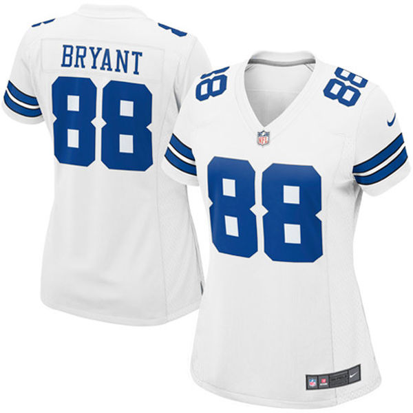 Women's Dallas Cowboys #88 Dez Bryant White Game Jersey