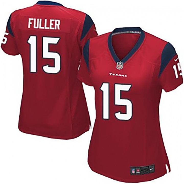 Womens Houston Texans #15 Will Fuller Red Game Jersey