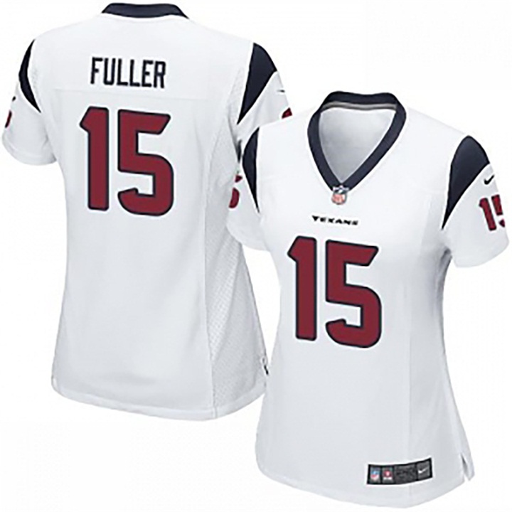 Womens Houston Texans #15 Will Fuller White Game Jersey