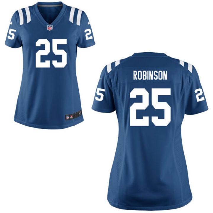 Womens Indianapolis Colts #25 Patrick Robinson Royal Blue Game Jersey