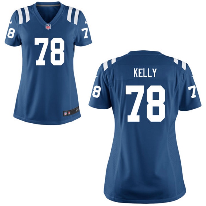 Womens Indianapolis Colts #78 Ryan Kelly Blue Game Jersey