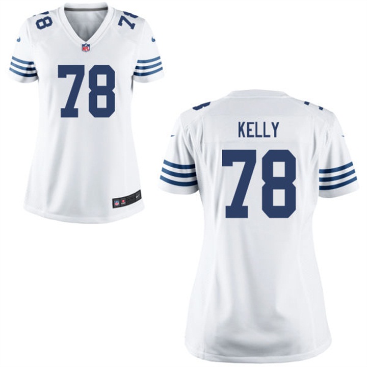 Womens Indianapolis Colts #78 Ryan Kelly White Alternate Game Jersey