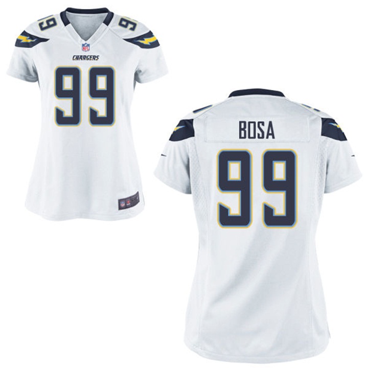 Womens San Diego Chargers #99 Joey Bosa White Game Jersey