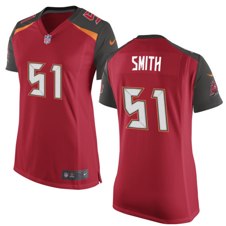 Womens Tampa Bay Buccaneers #51 Daryl Smith Red Game Jersey