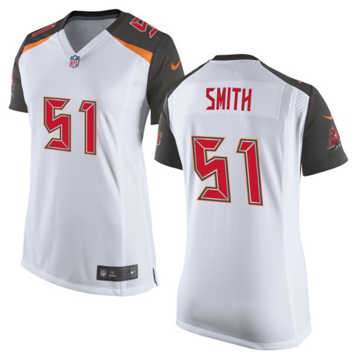 Womens Tampa Bay Buccaneers #51 Daryl Smith White Game Jersey