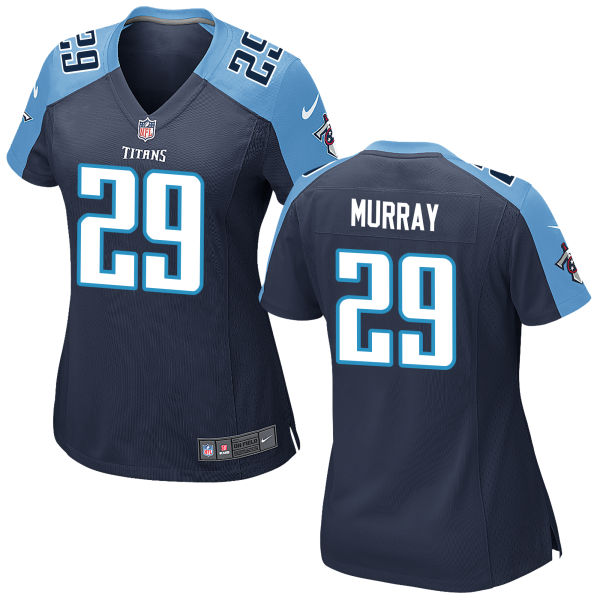 Women's Tennessee Titans #29 Demarco Murray Navy Game Jersey