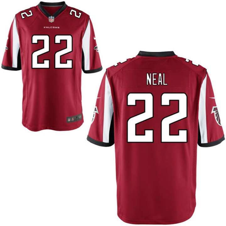 Youth Atlanta Falcons #22 Keanu Neal Red Game Jersey