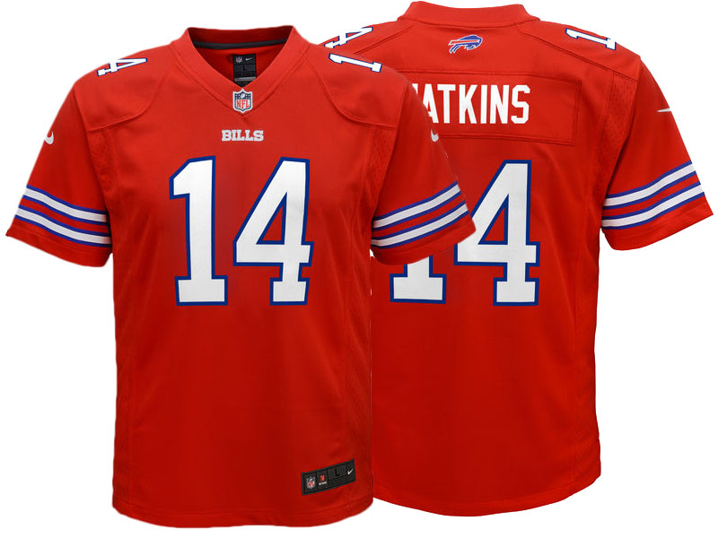 Youth Buffalo Bills #14 Sammy Watkins Red Color Rush Game Jersey