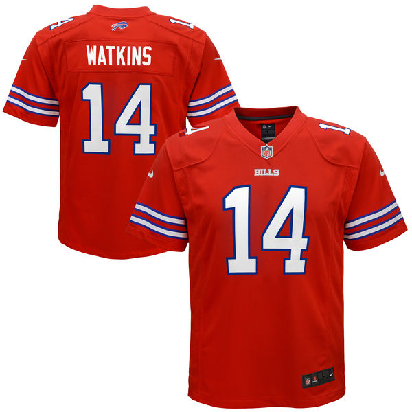 Youth Buffalo Bills #14 Sammy Watkins Red Color Rush Game Jersey