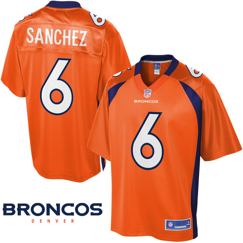 Youth Denver Broncos #6 Mark Sanchez Orange Pro Line Player Jersey