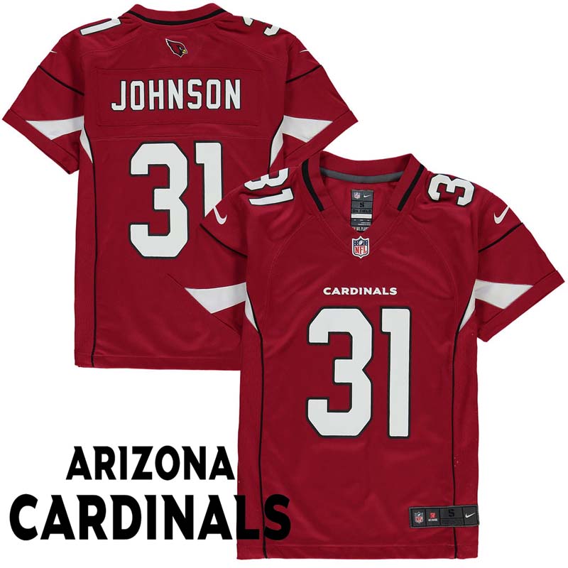 Youth Arizona Cardinals #31 David Johnson Cardinal Game Jersey