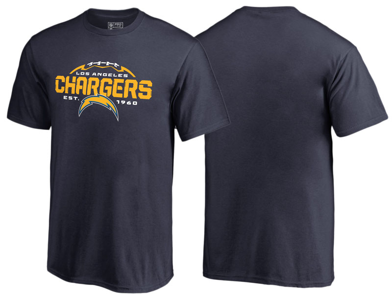 Youth Los Angeles Chargers Navy Flea Flicker T-Shirt