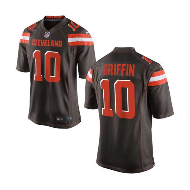 Youth Cleveland Browns #10 Robert Griffin III Brown Home Game Jersey