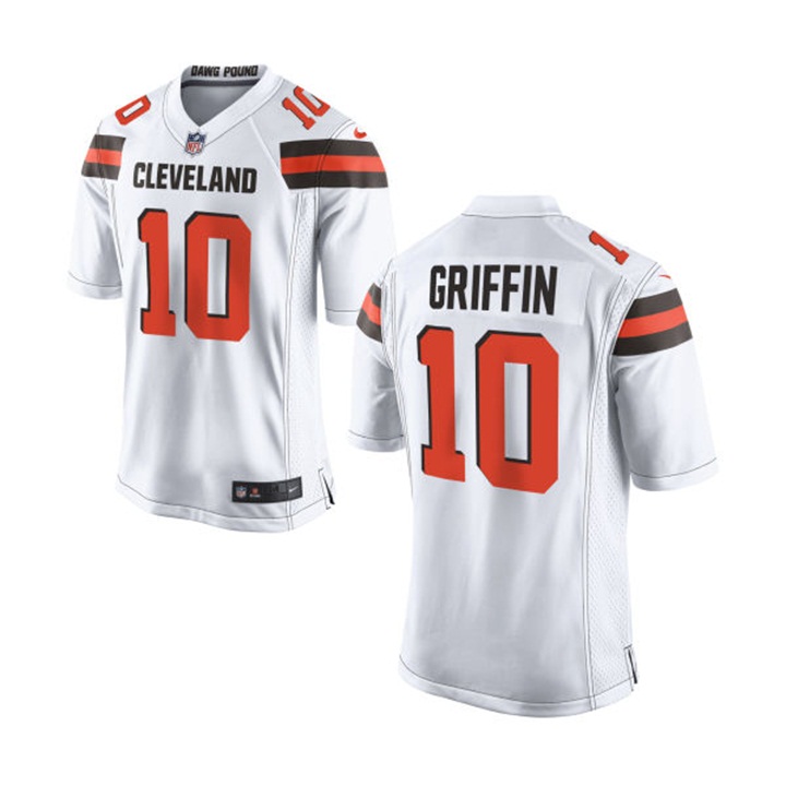 Youth Cleveland Browns #10 Robert Griffin III White Game Jersey